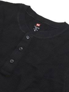 画像3: Hanes L/S THERMAL TOP HENLEY NECK (3)