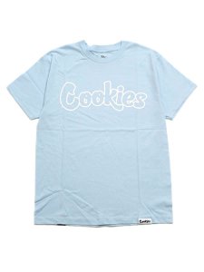 画像1: COOKIES CLOTHING ORIGINAL MINT OUTLINE TEE POWDER BLU/WHT (1)