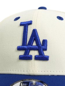 画像6: NEW ERA 9FORTY 2-TONE WOVEN LABEL DODGERS CHROME (6)