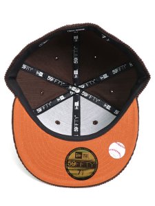 画像5: NEW ERA 59FIFTY CORDUROY TIGERS DARK BROWN (5)