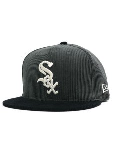 画像1: NEW ERA 59FIFTY CORDUROY WHITE SOX GREY (1)