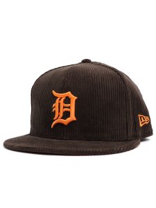 画像1: NEW ERA 59FIFTY CORDUROY TIGERS DARK BROWN (1)