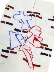 画像3: WHIMSY SOCKS STANG SOCKS WHITE (3)