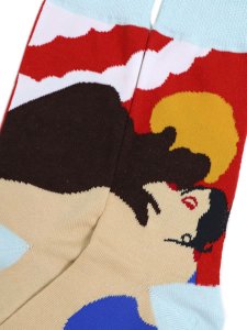 画像3: WHIMSY SOCKS AFTERNOON DELIGHT SOCKS LIGHT BLUE (3)