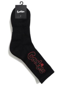画像1: COOKIES CLOTHING COOKIES 3PK SOCKS BLACK (1)