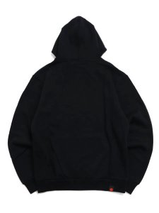 画像2: 【送料無料】COOKIES CLOTHING LOGO TWILL APPLIQUE ZIP HOODIE BLK/CBLUE (2)