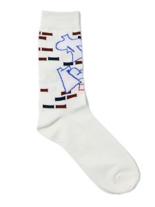 画像2: WHIMSY SOCKS STANG SOCKS WHITE (2)