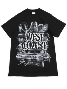 画像1: STREET WEAR SUPPLY WEST COAST DOPE SIDE TEE (1)