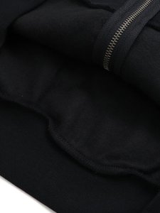 画像5: 【送料無料】COOKIES CLOTHING LOGO TWILL APPLIQUE ZIP HOODIE BLK/CBLUE (5)