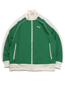 画像1: 【送料無料】PUMA T7 TRACK JACKET JP-ARCHIVE GREEN (1)