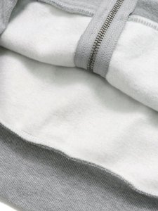 画像5: 【送料無料】COOKIES CLOTHING LOGO TWILL APPLIQUE ZIP HOODIE GYHTR/BLK (5)
