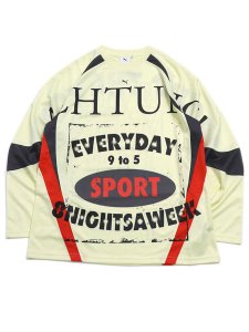 画像1: 【送料無料】PUMA NINE TO FIVE L/S JERSEY-GOLD MOON (1)