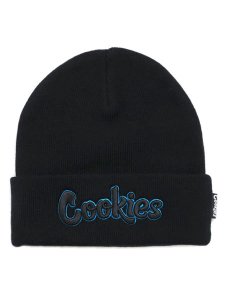 画像1: COOKIES CLOTHING OG MINT EMBROID CUFFED BEANIE BLACK/CBLUE (1)