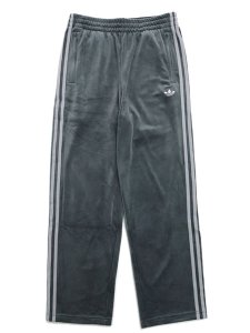 画像1: 【送料無料】ADIDAS FB TP VELOUR TRACK PANTS-DARK GREY (1)