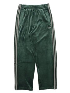 画像1: 【送料無料】ADIDAS FB TP VELOUR TRACK PANTS-SHADOW GREEN (1)