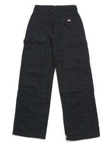 画像2: 【送料無料】DICKIES DOUBLE KNEE CANVAS CARPENTER-BLACK (2)