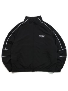 画像1: 【送料無料】FUBU NYLON TRACK JACKET BLACK (1)