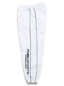 画像5: 【送料無料】FUBU NYLON TRACK PANTS WHITE (5)