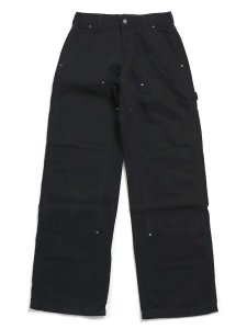 画像1: 【送料無料】DICKIES DOUBLE KNEE CANVAS CARPENTER-BLACK (1)
