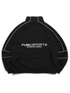 画像2: 【送料無料】FUBU NYLON TRACK JACKET BLACK (2)