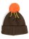 画像2: NEW ERA POM PON KNIT GORO BROWN (2)