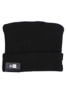 画像2: NEW ERA SQUARE RIB KNIT BLACK (2)