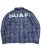 画像2: 【送料無料】GUAPI ROYAL BLUE STARS FLANNEL JACKET (2)