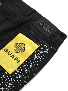 画像5: 【送料無料】GUAPI OBSIDIAN BLACK PEARLS DENIM (5)