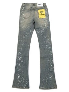 画像2: 【送料無料】GUAPI VINTAGE OLIVE PEARLS DENIM (2)