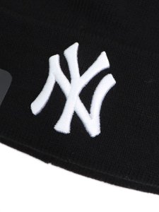画像3: NEW ERA BASIC CUFF KNIT YANKEES BLACK (3)