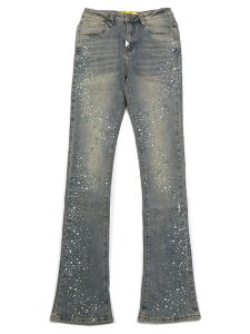 画像1: 【送料無料】GUAPI VINTAGE OLIVE PEARLS DENIM (1)