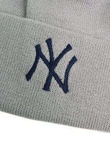 画像3: NEW ERA POM PON KNIT YANKEES GREY (3)