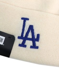 画像3: NEW ERA POM PON KNIT DODGERS OFF WHITE (3)