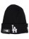画像1: NEW ERA BASIC CUFF KNIT DODGERS BLACK (1)