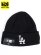 画像1: 【KIDS】NEW ERA KIDS BASIC CUFF KNIT DODGERS BLACK (1)