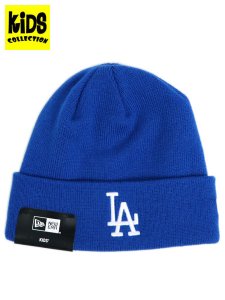 画像1: 【KIDS】NEW ERA KIDS BASIC CUFF KNIT DODGERS ROYAL (1)