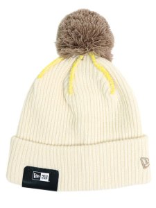 画像1: NEW ERA POM PON KNIT GORO OFF WHITE (1)