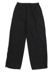 画像1: 【送料無料】C.P.COMPANY MICROREPS PEACHED LOOSE PANTS BLACK (1)