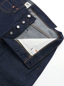 画像4: 【送料無料】LEVI'S 501 ORIGINAL JEANS-HUDSON SELVEDGE RIGID (4)