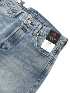 画像3: 【送料無料】LEVI'S 501 ORIGINAL JEANS-TURQUOISE RIVET DX SELV (3)
