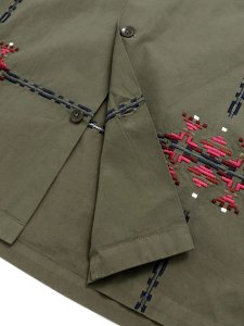 画像6: 【送料無料】PENDLETON L/S GARMENT DYE EMB OP COLLAR SHIRT MOCHA (6)