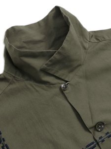 画像4: 【送料無料】PENDLETON L/S GARMENT DYE EMB OP COLLAR SHIRT MOCHA (4)