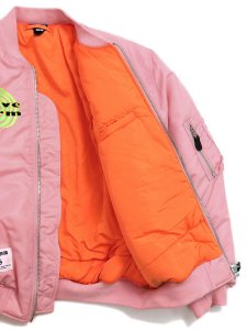 画像8: 【送料無料】BILLIONAIRE BOYS CLUB EMBROIDERED LOGO MA-1 PINK (8)