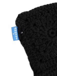 画像4: 【送料無料】ARKYVE BLACK CROCHET CAT HAT (4)