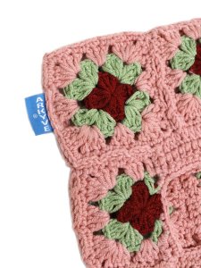 画像4: 【送料無料】ARKYVE PINK BERRY CROCHET SKI MASK (4)