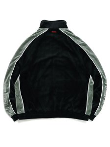 画像2: 【送料無料】FUBU VELOR TRACK JACKET BLACK (2)
