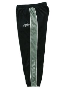 画像7: 【送料無料】FUBU VELOR TRACK PANTS BLACK (7)