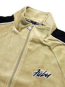 画像3: 【送料無料】FUBU VELOR TRACK JACKET BEIGE (3)