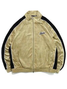 画像1: 【送料無料】FUBU VELOR TRACK JACKET BEIGE (1)