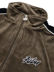 画像3: 【送料無料】FUBU VELOR TRACK JACKET BROWN (3)